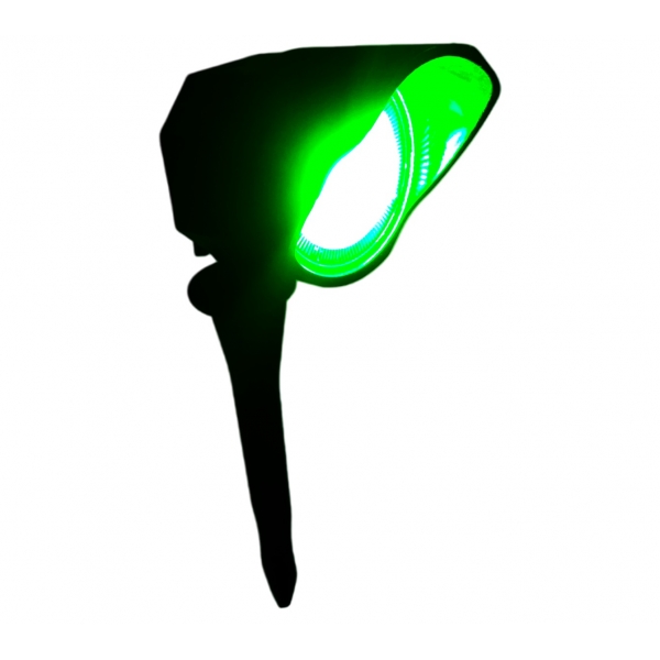 Luminaria Espeto Jardim 5 W Verde Bivolt Prova Dagua Led90.102 Foxlux