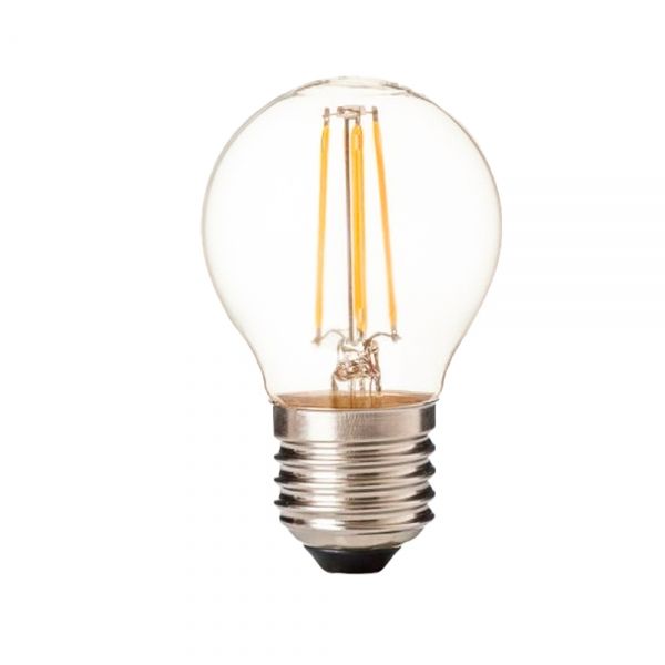 Lampada LED Filamento Bulbo G45 2 W E27 2200 K Bivolt Led90.111 Foxlux
