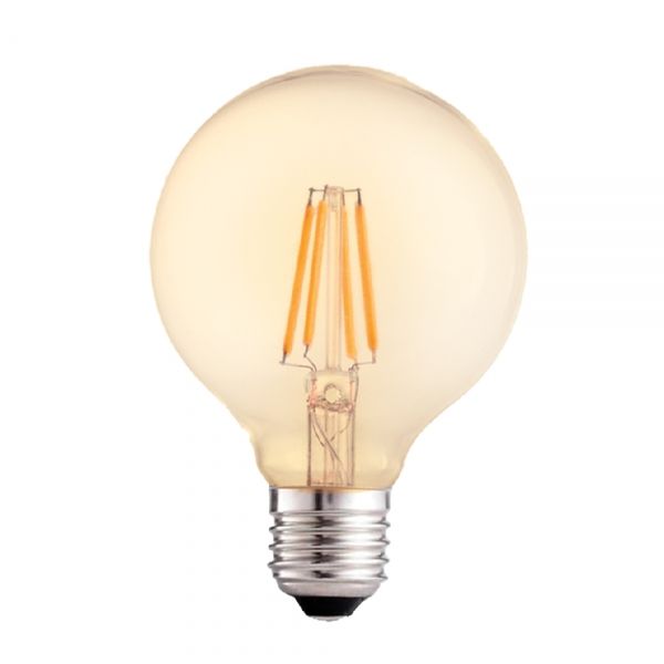 Lampada LED Filamento Bulbo G95 4 W E27 2200 K Bivolt Led90.119 Foxlux