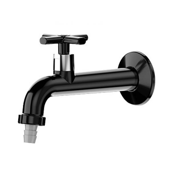 Torneira de Parede Curta Multiuso Lume Preto 191582 Blukit