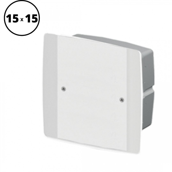 Caixa Passagem Embutir PVC 15x15 620636 Ilumi