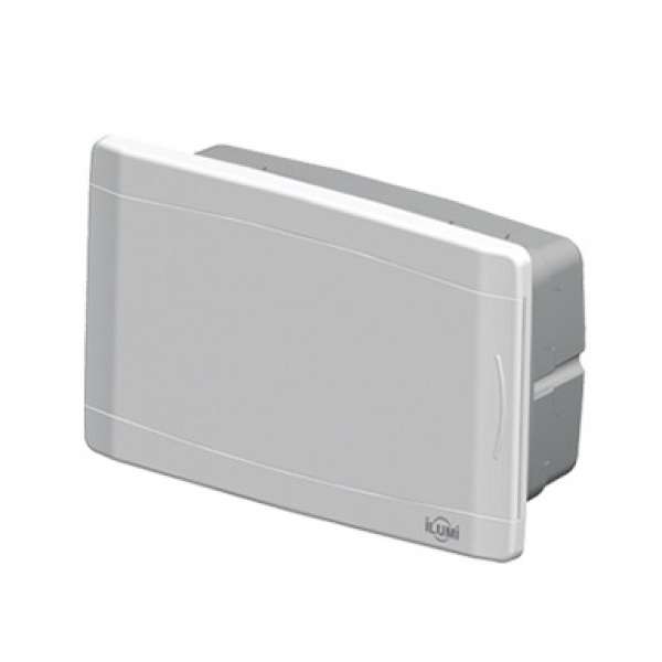 Quadro Distribuição Embutir PVC 8 Disjuntores 620674 Ilumi
