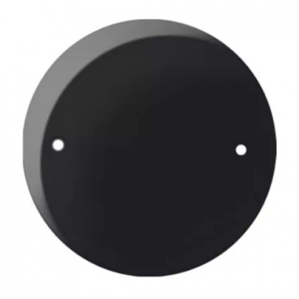 Placa Redonda para 3 Módulos Preta Ebony PA015907 Margirius
