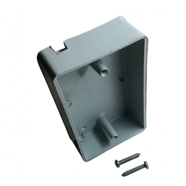 Caixa Para Ventilador 4x2 Sobrepor Canto Quadrado Elétrica Bichuette