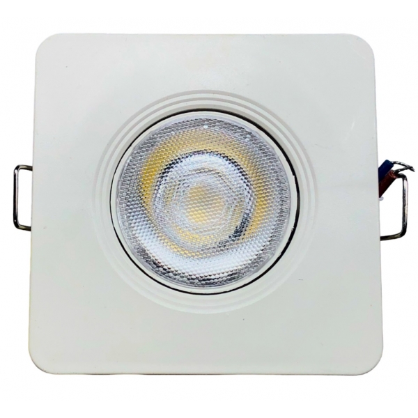Spot LED Mini 3 W Bivolt 6500 K Quadrado Led90.72 Foxlux