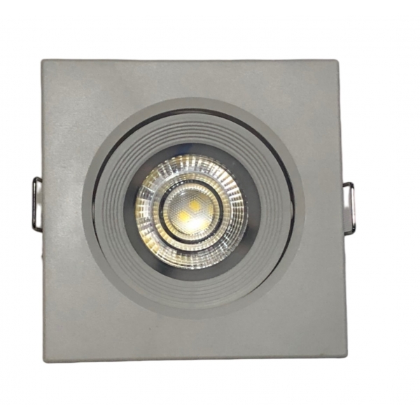 Spot LED 7 W Bivolt 6500 K Quadrado Led90.74 Foxlux