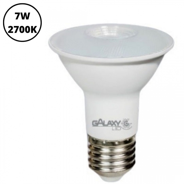 Lâmpada LED PAR20 7 W E27 2700 K Bivolt 1448 Galaxy