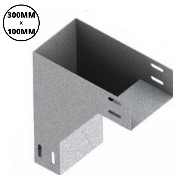 Curva de Inversão 90° para Eletrocalha 300 x 100 mm Piralux