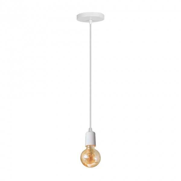 Pendente Alumínio Orbital Branco Kin Light