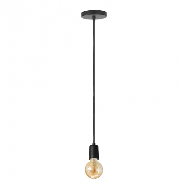 Pendente Alumínio Orbital Preto Kin Light