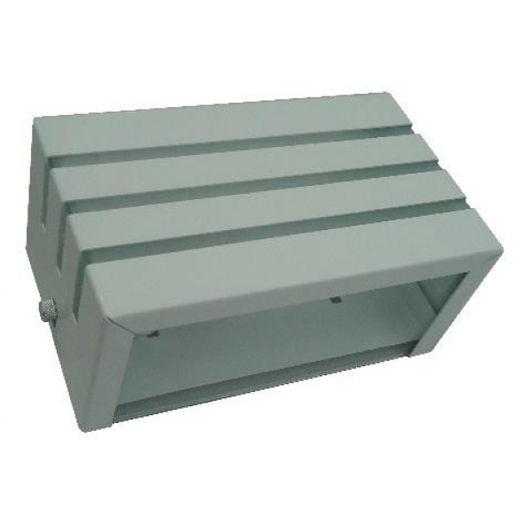 Arandela de Alumínio com 3 Frisos 15 x 7 x 9 cm Alumínio MOD108 Foco Iluminação