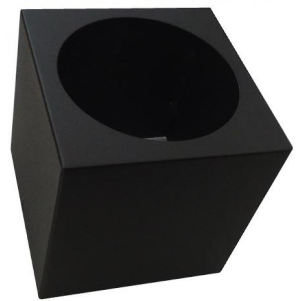 Plafon Pergolado 12 x 12 x 12 cm E27 Preto Foco Iluminação 1611