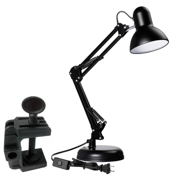 Luminária Desk Lampada E27 Articulada Dl-preto GMH