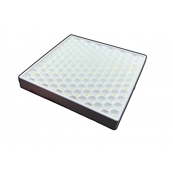 Painel LED Quadrado de Sobrepor 36 W 3000 K Bivolt Branco Colmeia 60888 Embuled