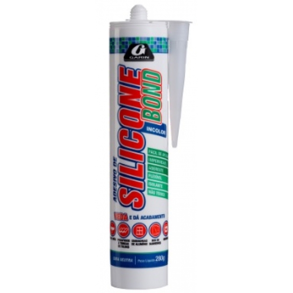 Silicone Bond Neutro Incolor 280 g Garin Ssni-280