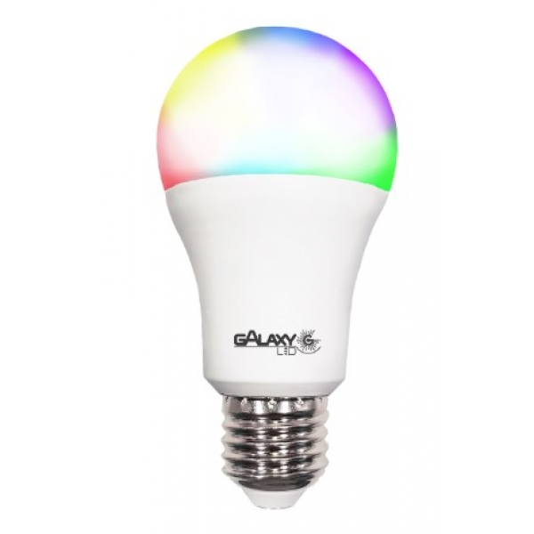 Lampada Smart Bulbo LED A60 9 W Inteligente Rgb Bivolt Galaxy