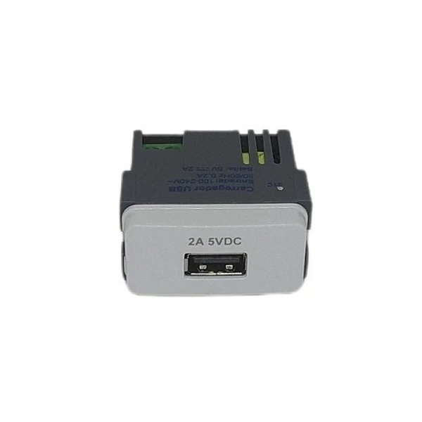 Carregador USB 2 A Bivolt Branco B3 PA019411 Margirius