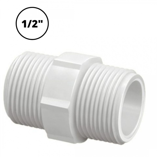 Nipel Pvc Roscável Branco 1/2 Polegada 0287 Krona