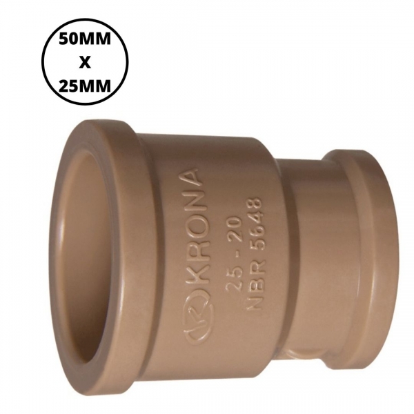 Luva de Redução Soldável Água Fria 50x25 mm Krona 0453