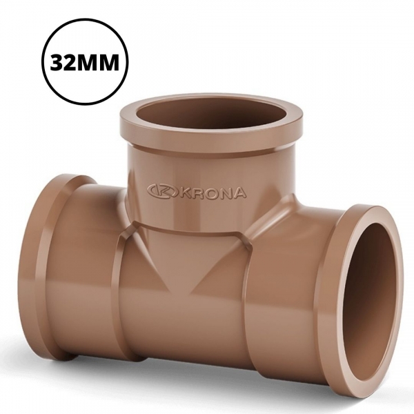 Tê Soldável Água Fria 32 mm Krona 0456