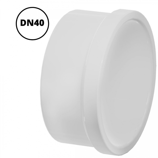 Cap Pvc Para Esgoto Secundário Tampão Dn40 0593 Krona