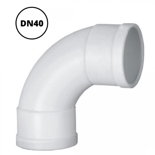 Curva 90° Curta para Esgoto Secundário DN 40 Krona 0599