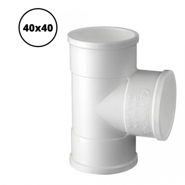 Tê Esgoto Secundário Krona 0658