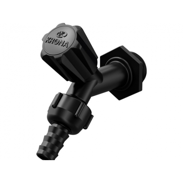 Torneira para jardim Slim Preta/preta 0786 Krona