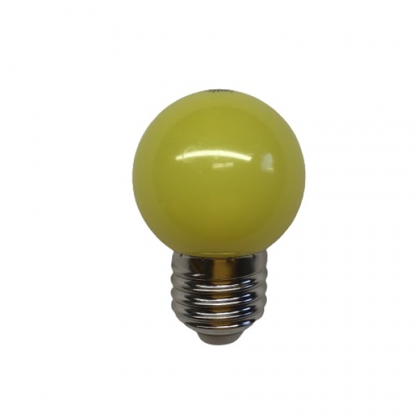 Lâmpada LED Bolinha G45 3 W E27 127 V Amarelo 1233 Galaxy