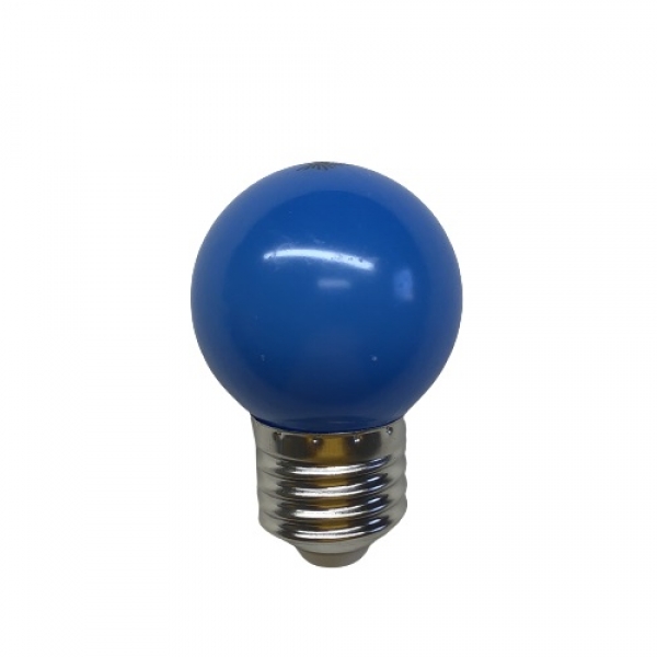 Lâmpada LED Bolinha G45 3 W E27 127 V Azul 1231 Galaxy