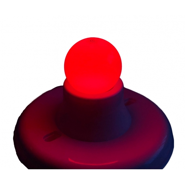 Lâmpada Bolinha LED G45 3 W E27 127 V Vermelha Galaxy 1232