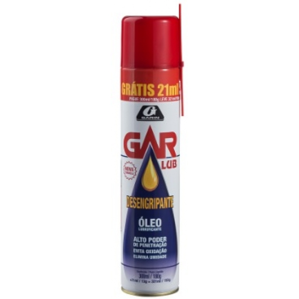 Óleo Desengripante Garlub Spray 300 ml Garin LOGI-300