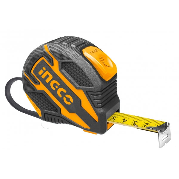 Trena Emborrachada 25 mm x 5 m com Botão Trava INGCO
