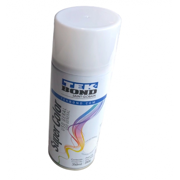 Tinta Spray Uso Geral 350 ml Branco Fosco Tekbond