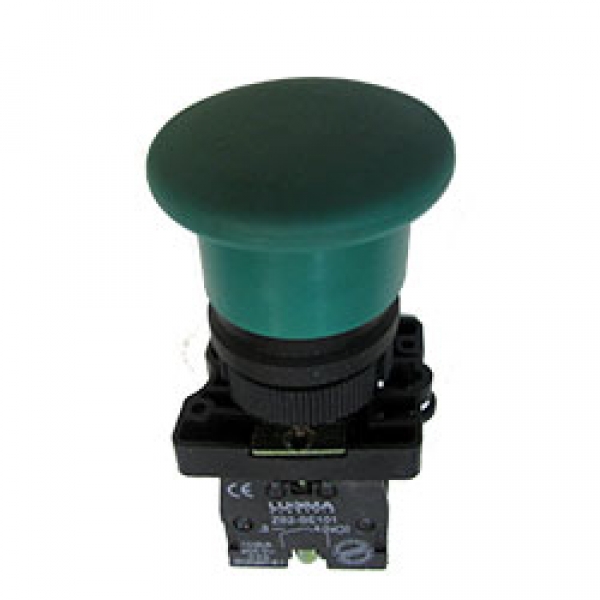 Botão Cogumelo Verde sem Retenção 1NA LK2-EC31 14013 Lukma