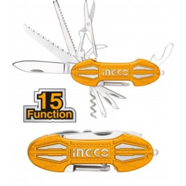 Canivete Multifuncional 15 Funções INGCO HMFK8158