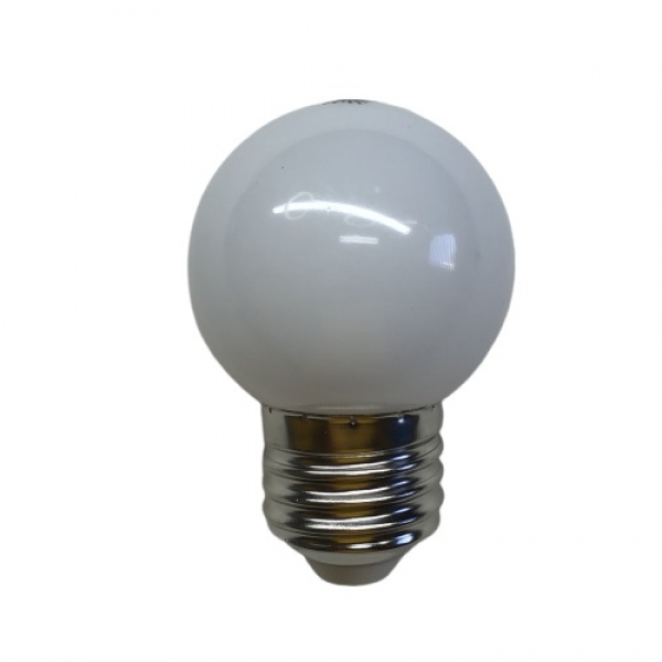 Lâmpada LED Bolinha G45 3 W E27 127 V 6000 K Branco 1236 Galaxy