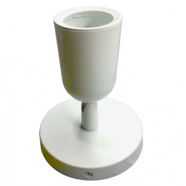 Spot Sobrepor Teto 1 Lâmpada Dicróica MR16 Branco Galaxy 9324