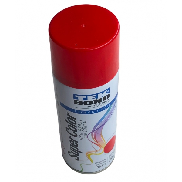 Tinta Spray Uso Geral 350 ml Vermelho Tekbond