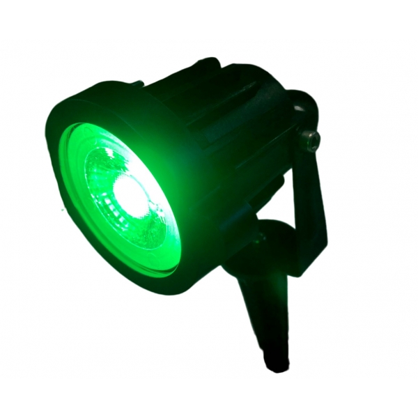 Luminária Espeto Jardim 5 W Verde Bivolt Prova d'Água Galaxy