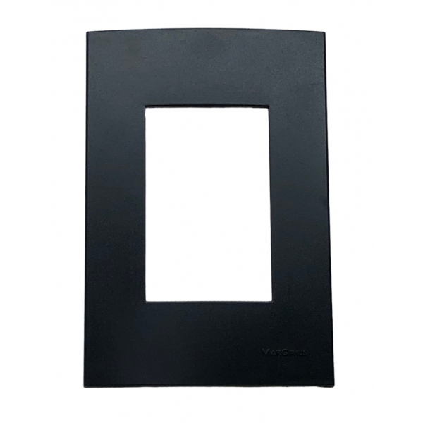 Placa 4 X 2 3 Postos Preta Ebony Clean PA014451 Margirius
