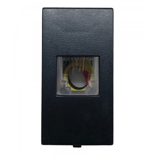 Tomada RJ11 4 Fios Preto Ebony Clean PA016816 Margirius