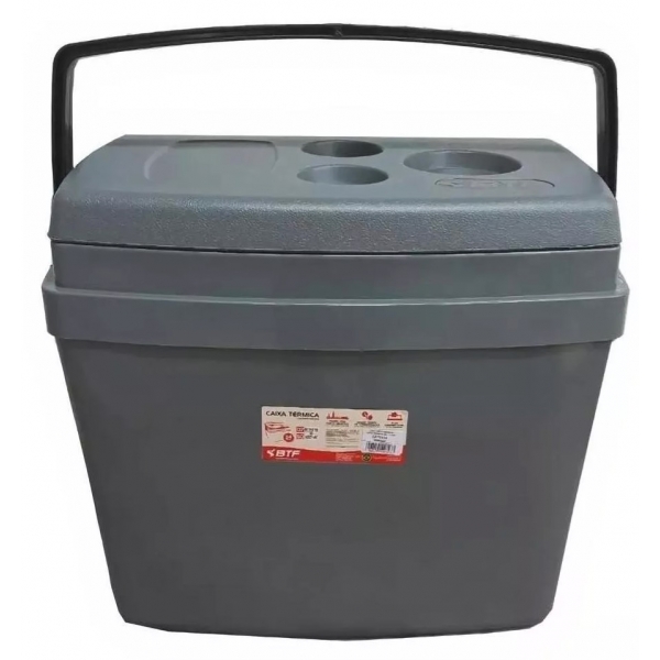 Caixa Térmica 34 Litros Cinza CXT0134 Botafogo