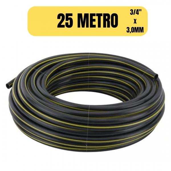 Mangueira Conduíte Plástica Lisa 3/4 pol. x 3 mm Rolo 25 m Elétrica Bichuette