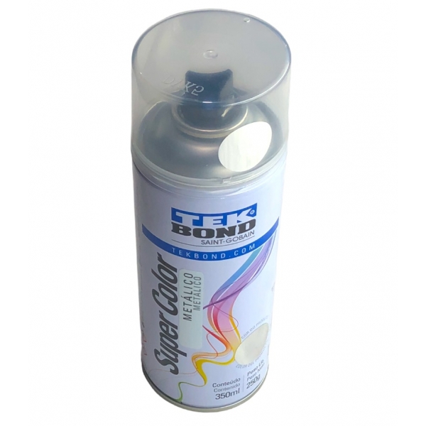 Tinta Spray Metalico Cromado 350 Ml Tekbond