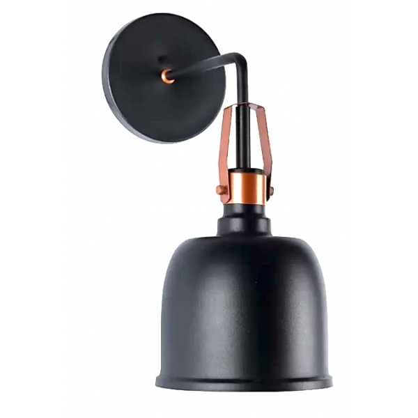 Pendente de Alumínio Impiricus 150 mm Preto com Interior Cobre 187-PTCB Neo Iluminação