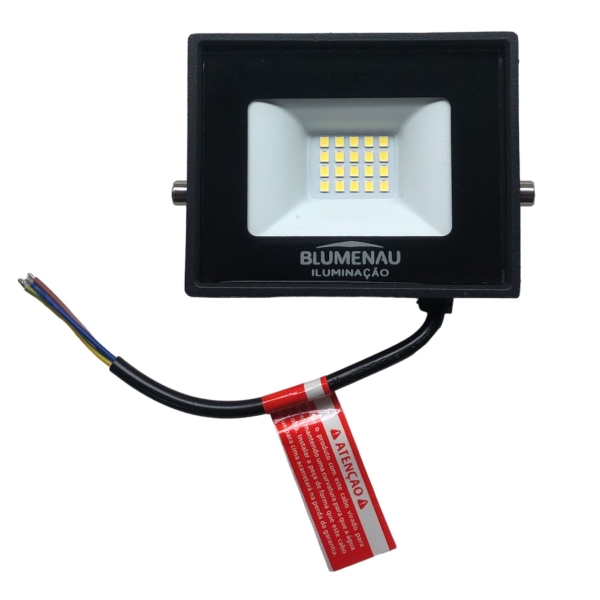 Projetor LED Alumínio 20 W 6.500 K Bivolt 76206000 Blumenau Iluminação