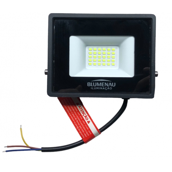 Projetor LED Alumínio 30 W Verde Bivolt Blumenau Iluminação