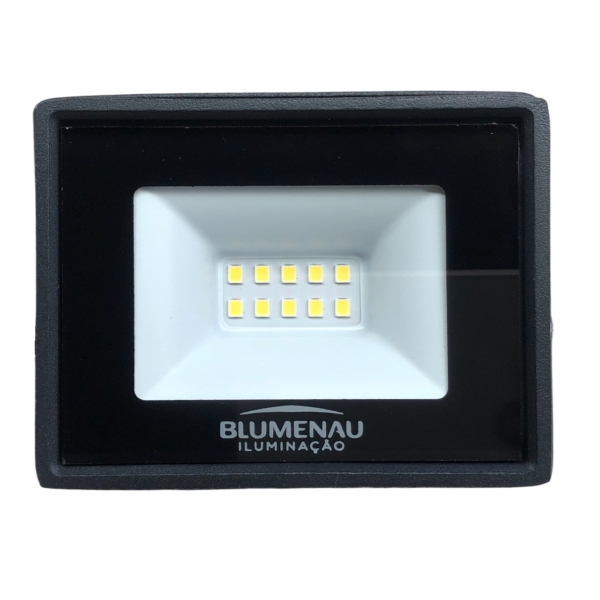 Projetor LED Alumínio 10 W 6.500 K Bivolt Blumenau Iluminação
