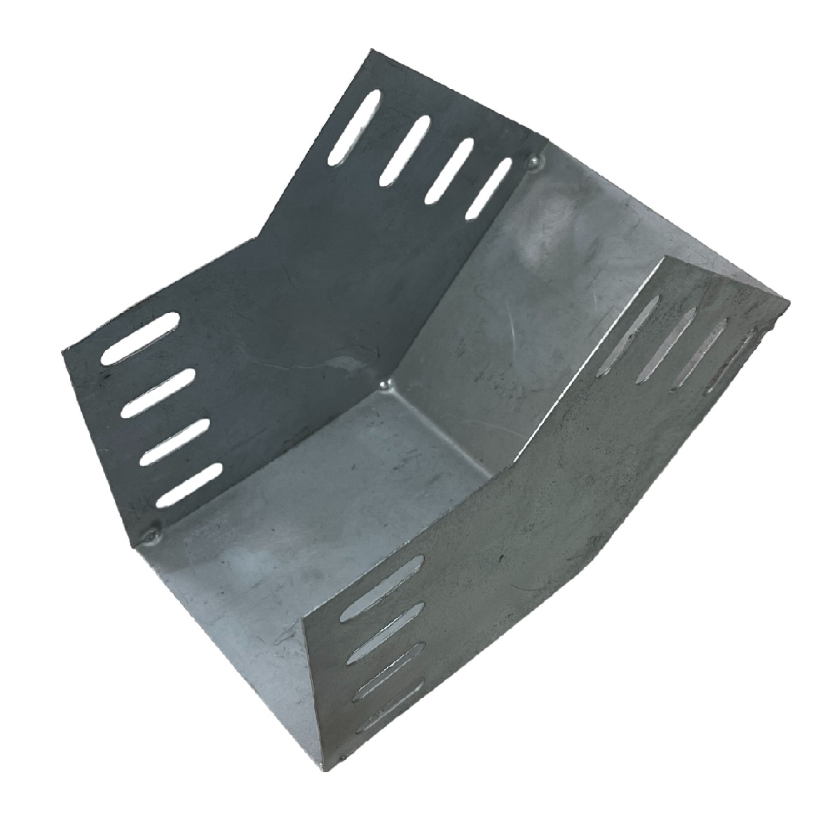 Curva Horizontal Lisa 45° para Eletrocalha 100 x 100 mm Piralux